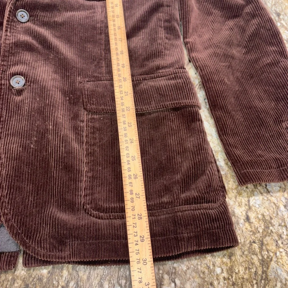 Vintage Gap Corduroy Blazer Mens Medium Brown 2 Button Sport Coat Jacket